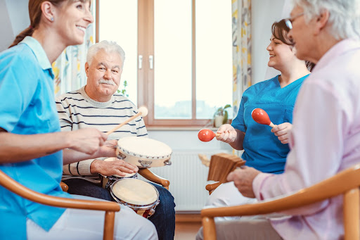 music therapy with elderly